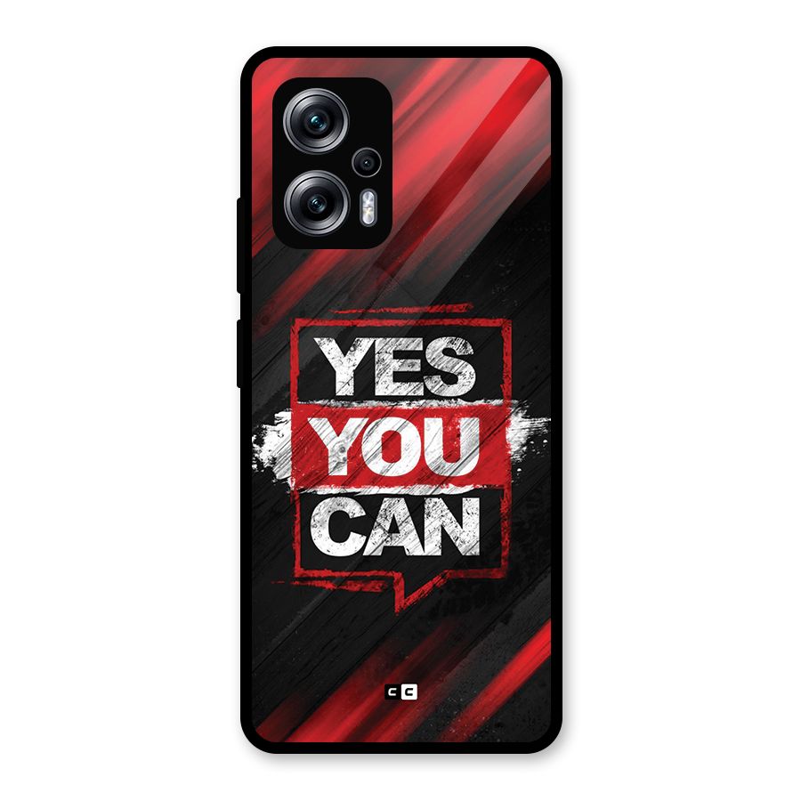 Stay Motivated Glass Back Case for Redmi K50i