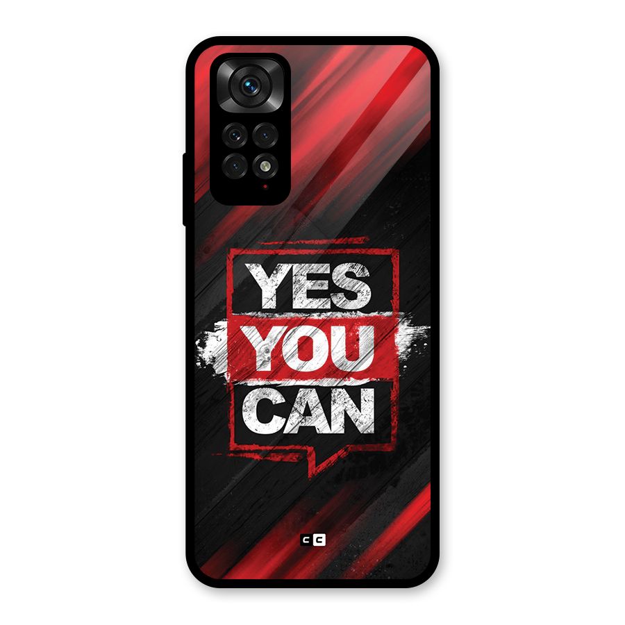 Stay Motivated Glass Back Case for Redmi Note 11S