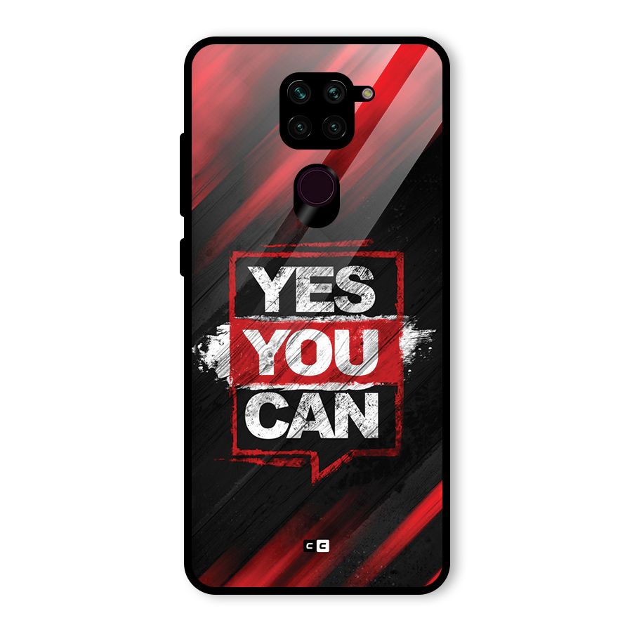 Stay Motivated Glass Back Case for Redmi Note 9