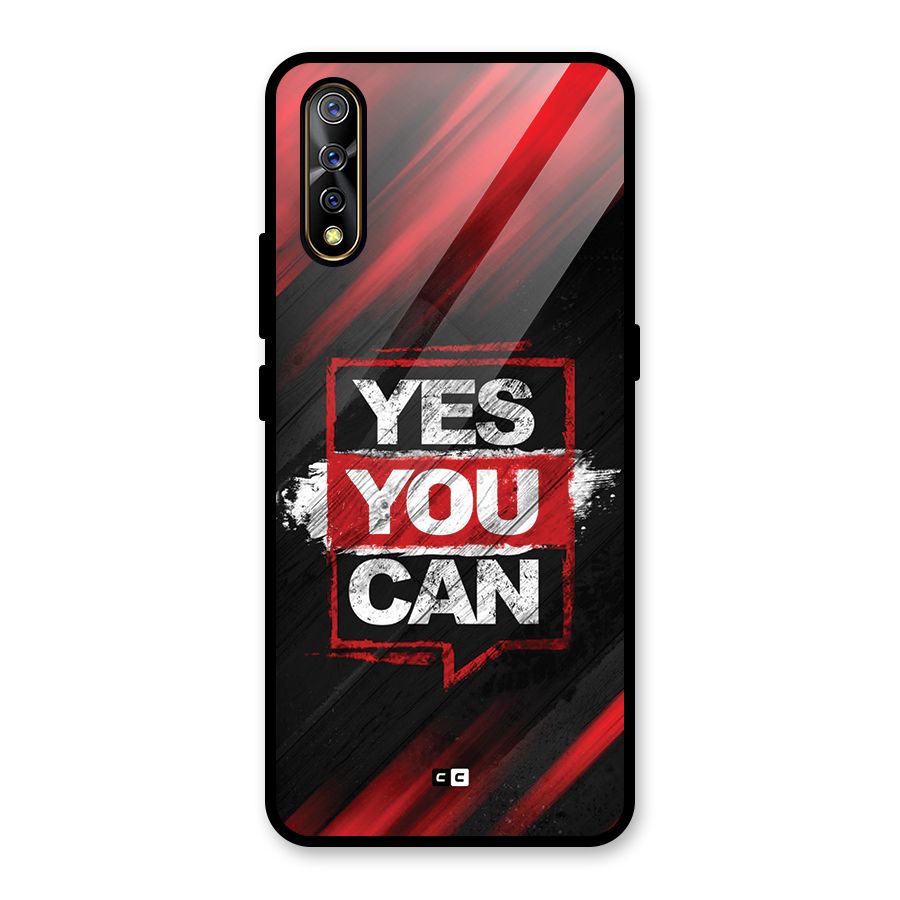 Stay Motivated Glass Back Case for Vivo S1