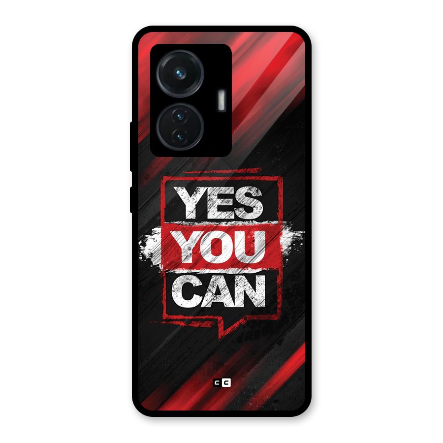 Stay Motivated Glass Back Case for Vivo T1 44W