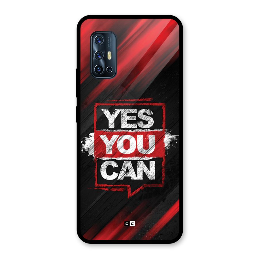 Stay Motivated Glass Back Case for Vivo V17