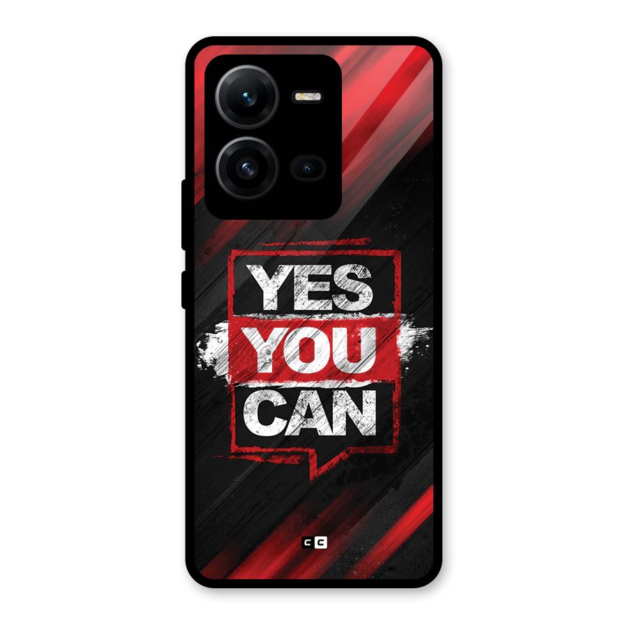 Stay Motivated Glass Back Case for Vivo V25