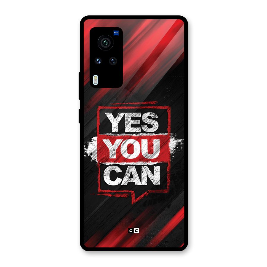 Stay Motivated Glass Back Case for Vivo X60 Pro