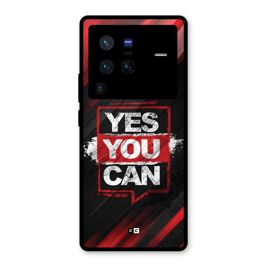 Stay Motivated Glass Back Case for Vivo X80 Pro