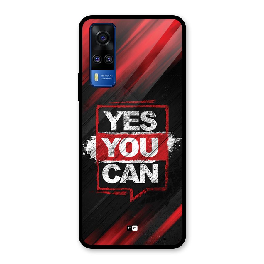 Stay Motivated Glass Back Case for Vivo Y31