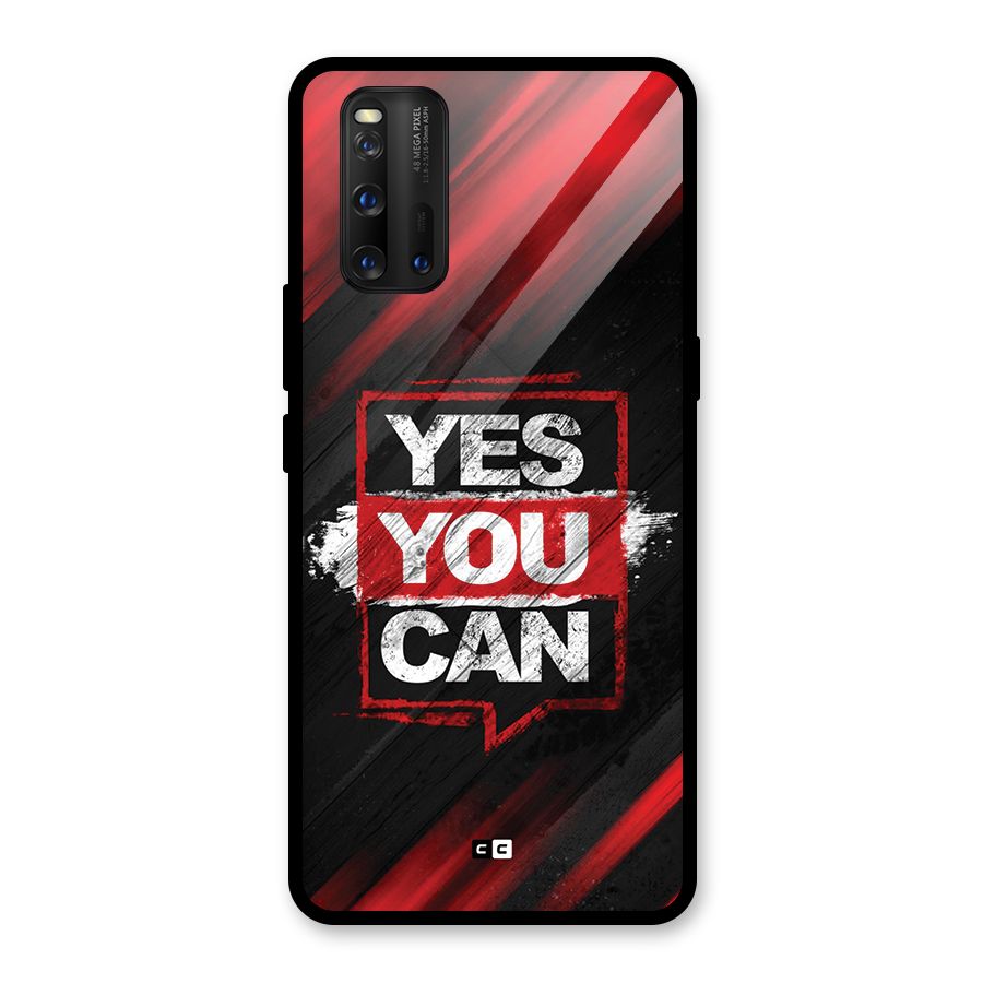 Stay Motivated Glass Back Case for Vivo iQOO 3