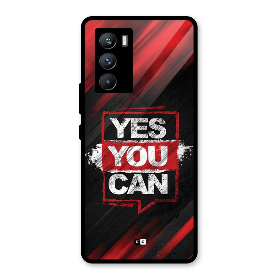 Stay Motivated Glass Back Case for Vivo iQOO 9 SE