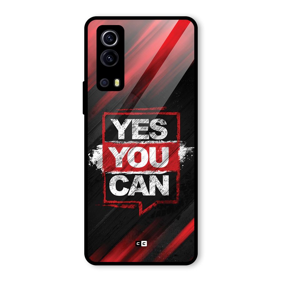 Stay Motivated Glass Back Case for Vivo iQOO Z3