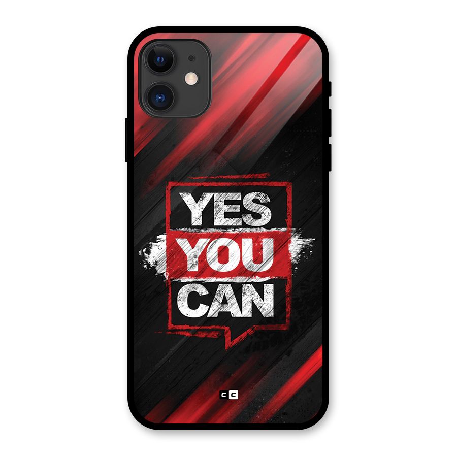 Stay Motivated Glass Back Case for iPhone 11