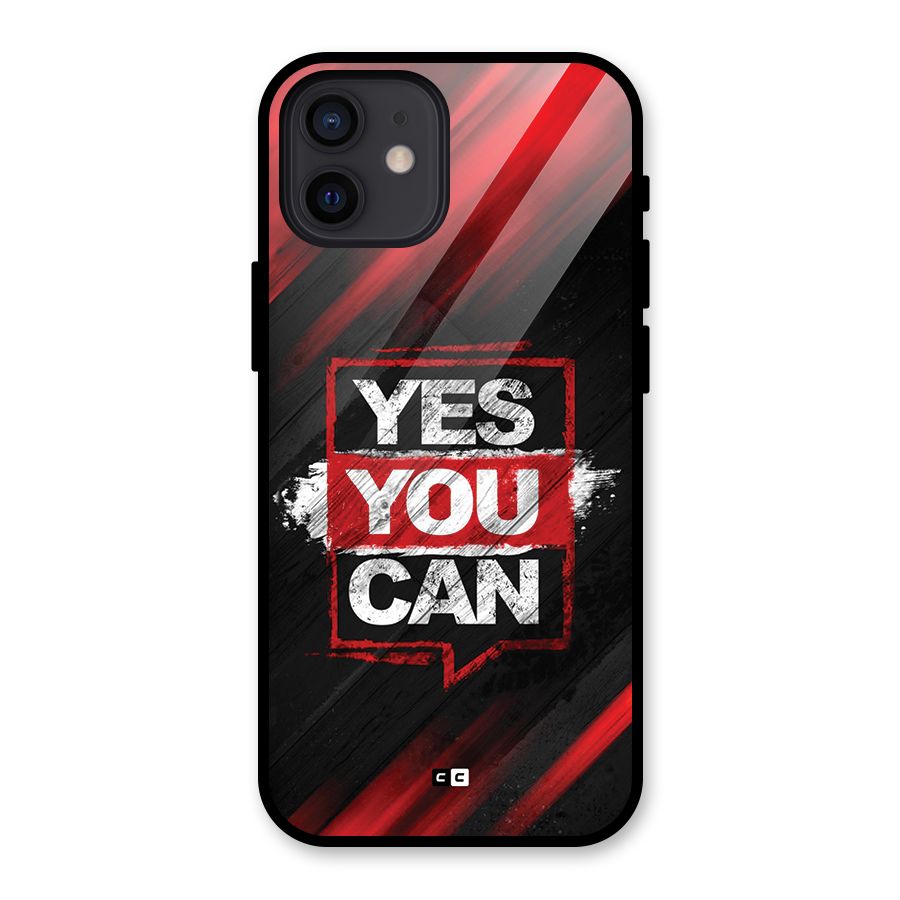 Stay Motivated Glass Back Case for iPhone 12