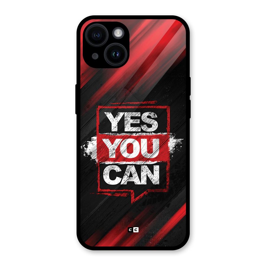 Stay Motivated Glass Back Case for iPhone 14