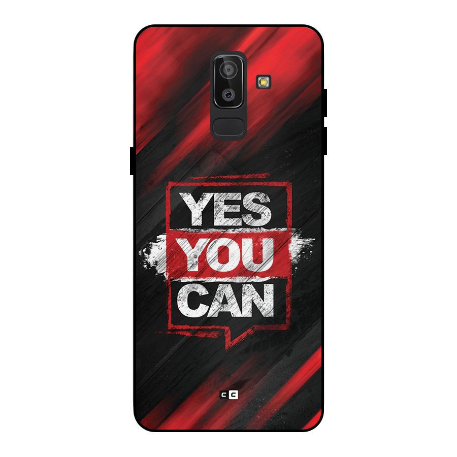 Stay Motivated Metal Back Case for Galaxy J8
