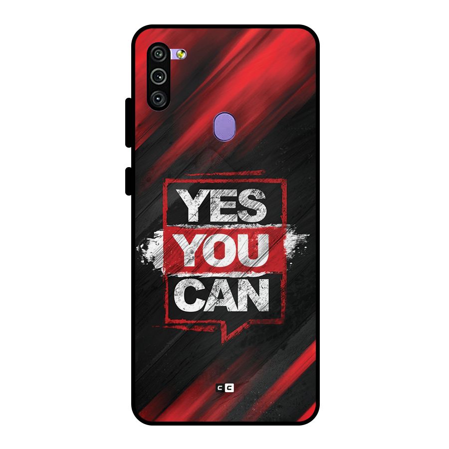 Stay Motivated Metal Back Case for Galaxy M11
