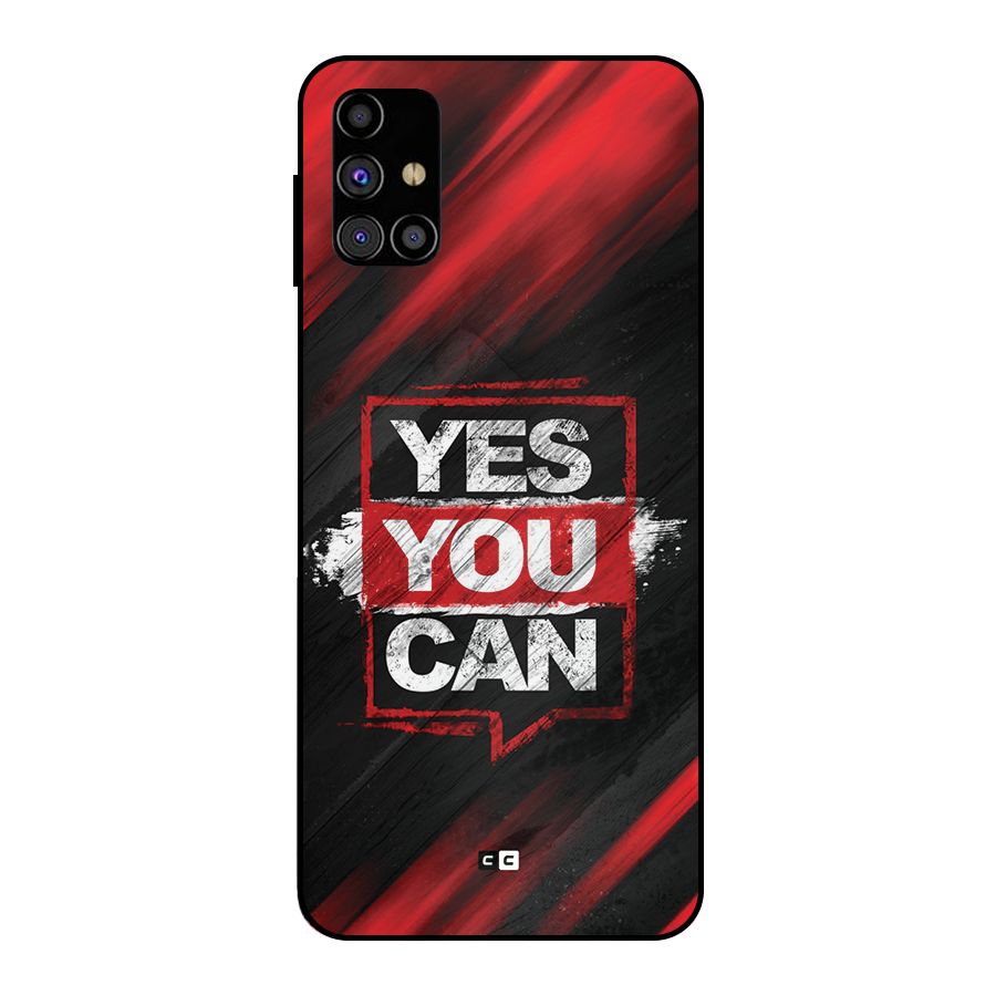 Stay Motivated Metal Back Case for Galaxy M31s