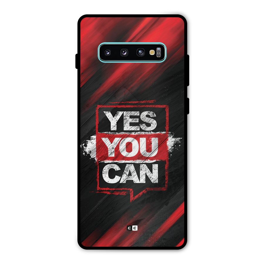 Stay Motivated Metal Back Case for Galaxy S10 Plus