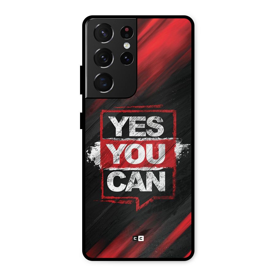 Stay Motivated Metal Back Case for Galaxy S21 Ultra 5G