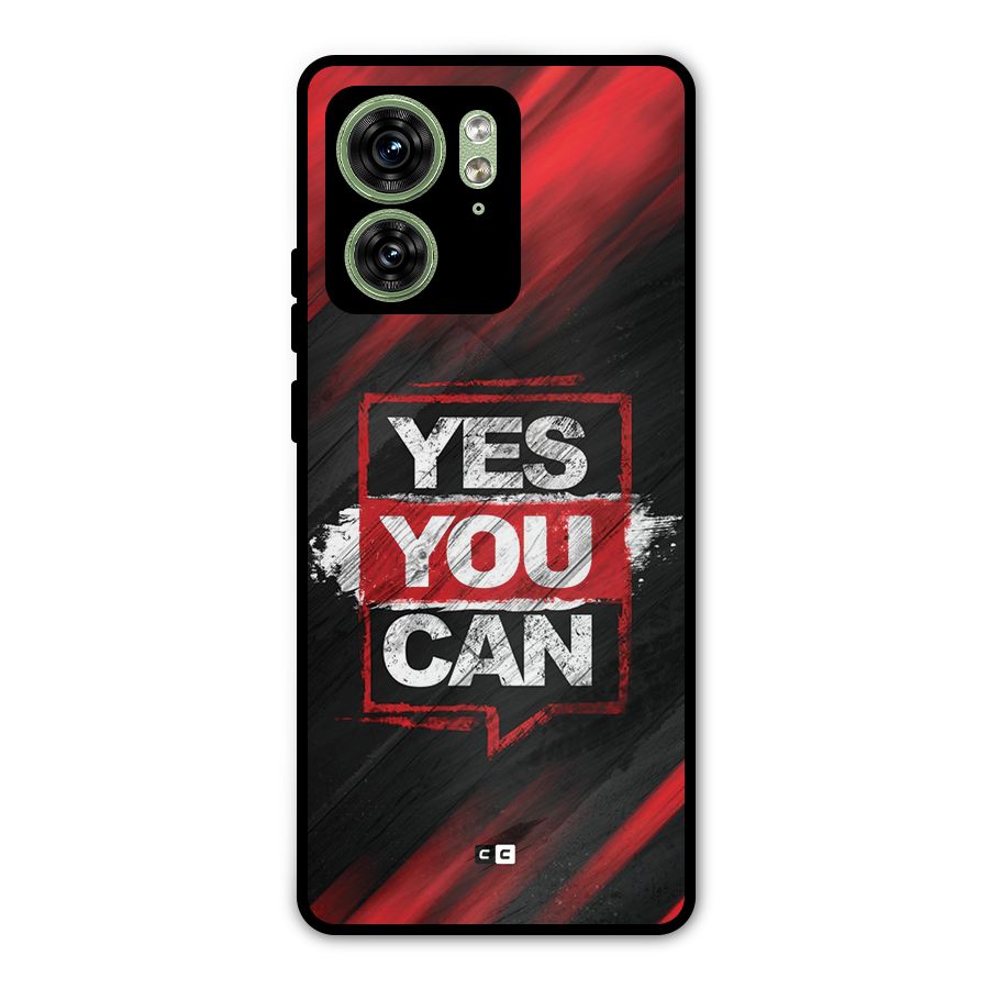 Stay Motivated Metal Back Case for Motorola Edge 40 5G