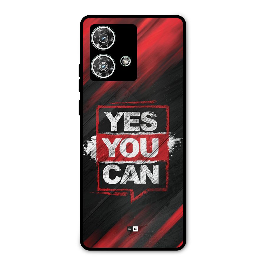 Stay Motivated Metal Back Case for Motorola Edge 40 Neo