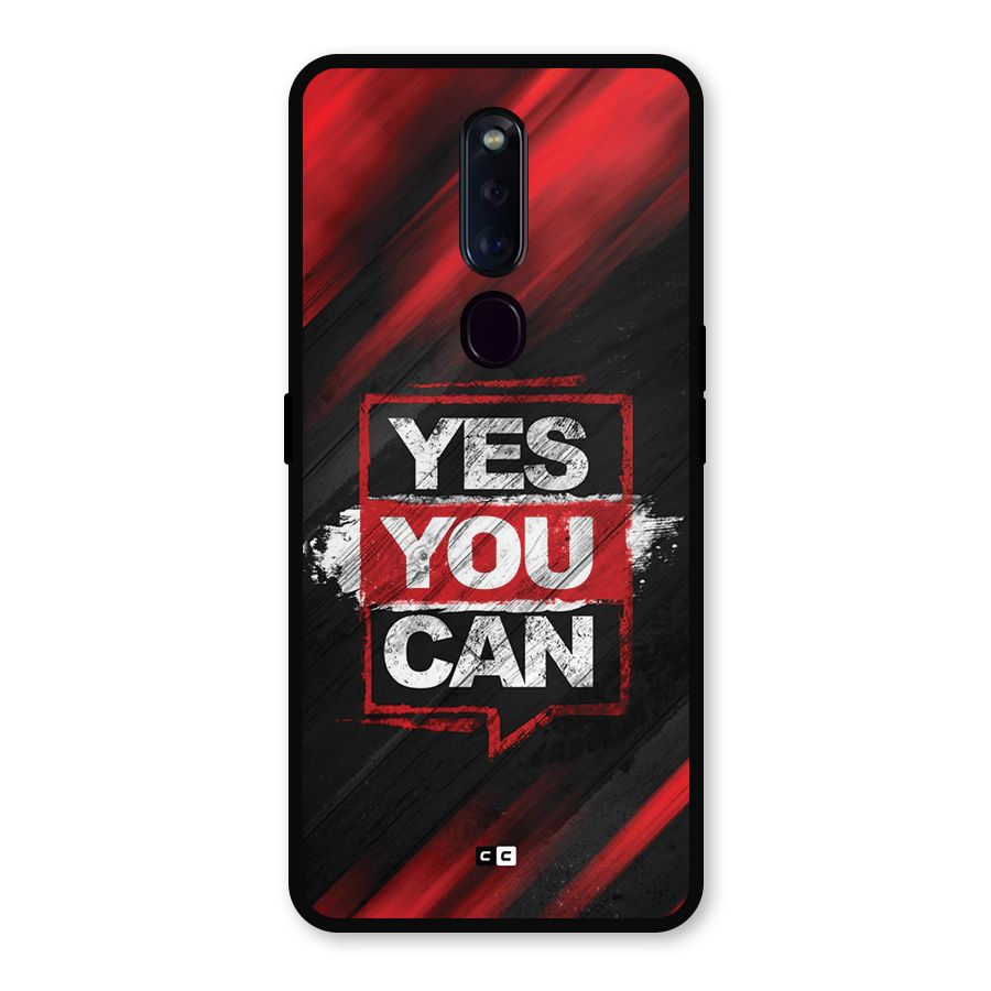 Stay Motivated Metal Back Case for Oppo F11 Pro