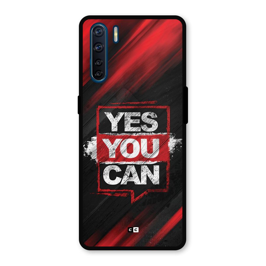 Stay Motivated Metal Back Case for Oppo F15