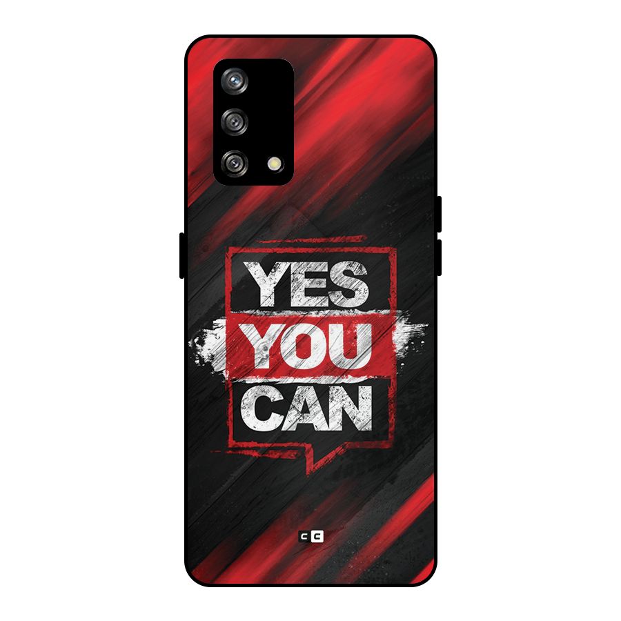 Stay Motivated Metal Back Case for Oppo F19