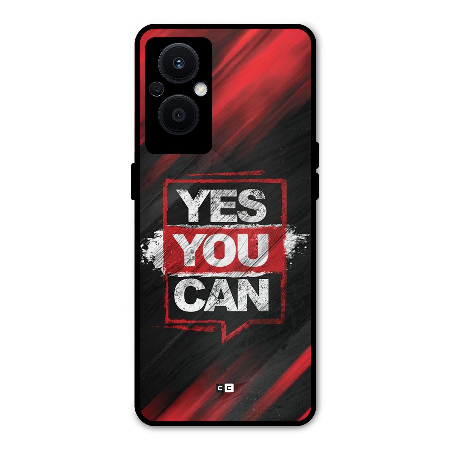 Stay Motivated Metal Back Case for Oppo F21 Pro 5G