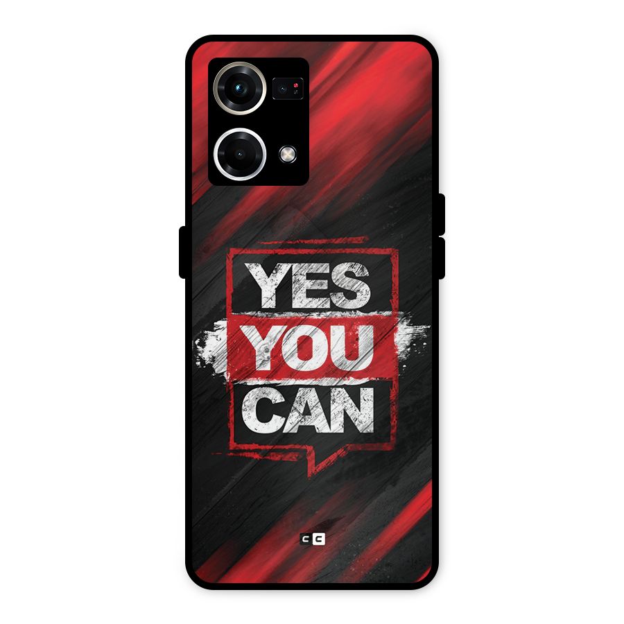 Stay Motivated Metal Back Case for Oppo F21s Pro 4G