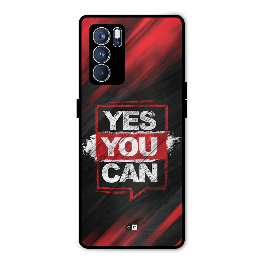 Stay Motivated Metal Back Case for Oppo Reno6 Pro 5G
