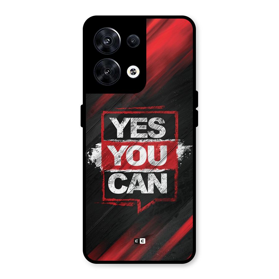 Stay Motivated Metal Back Case for Oppo Reno8 5G