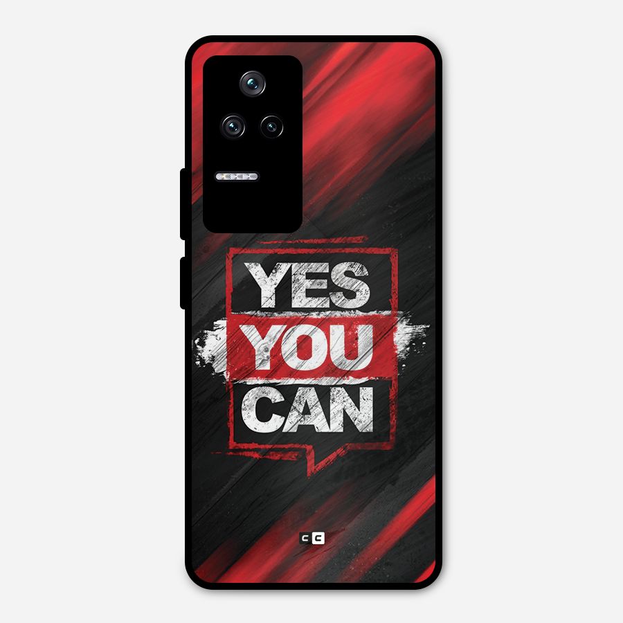 Stay Motivated Metal Back Case for Poco F4 5G