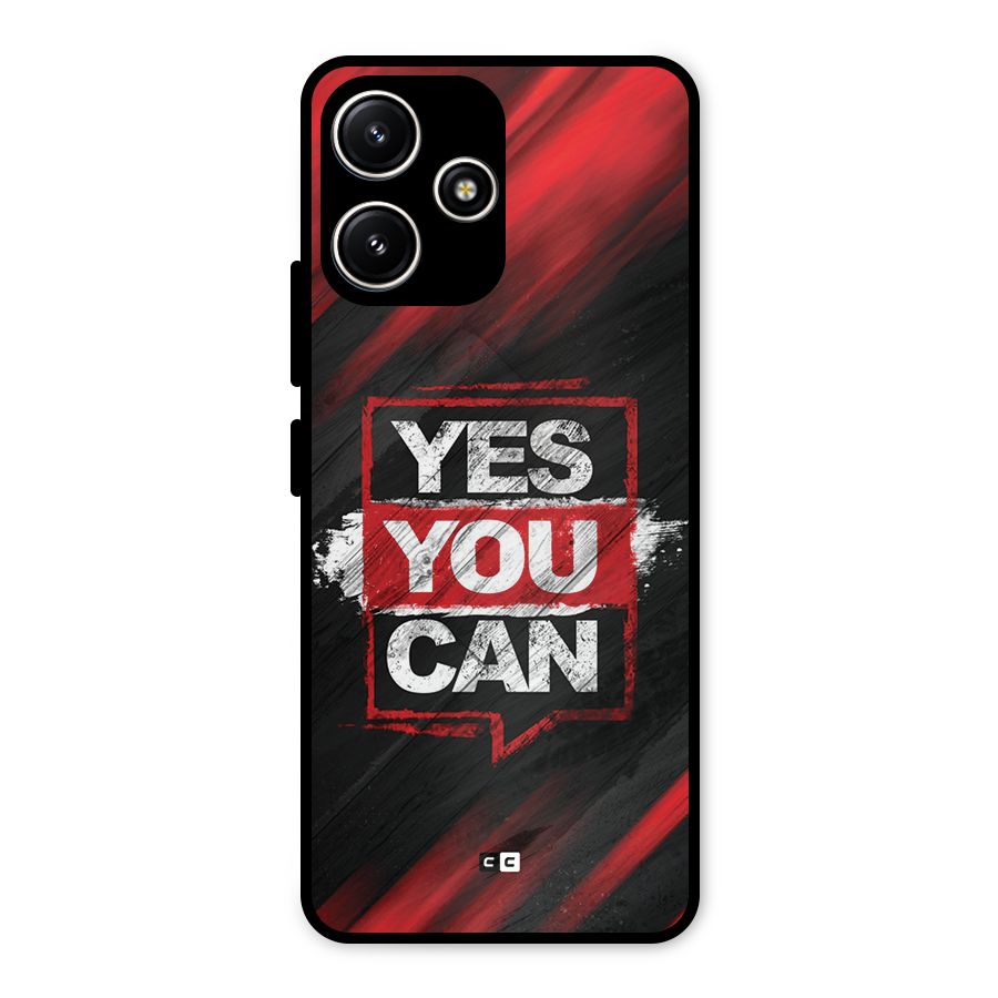 Stay Motivated Metal Back Case for Poco M6 Pro