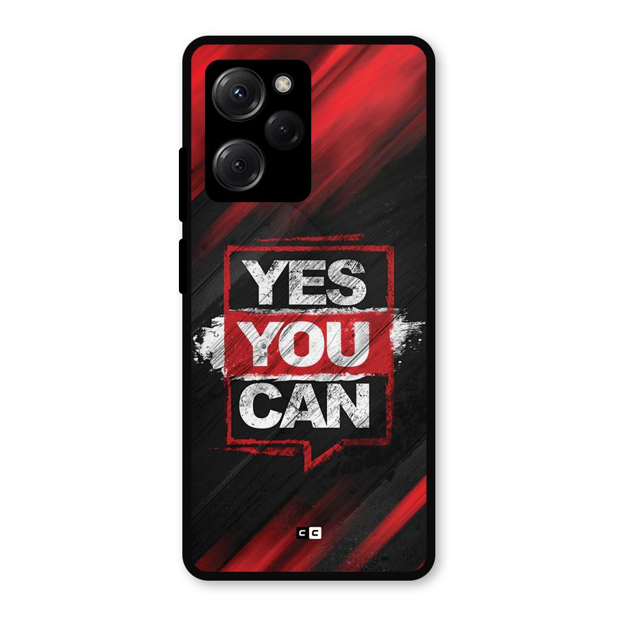 Stay Motivated Metal Back Case for Poco X5 Pro