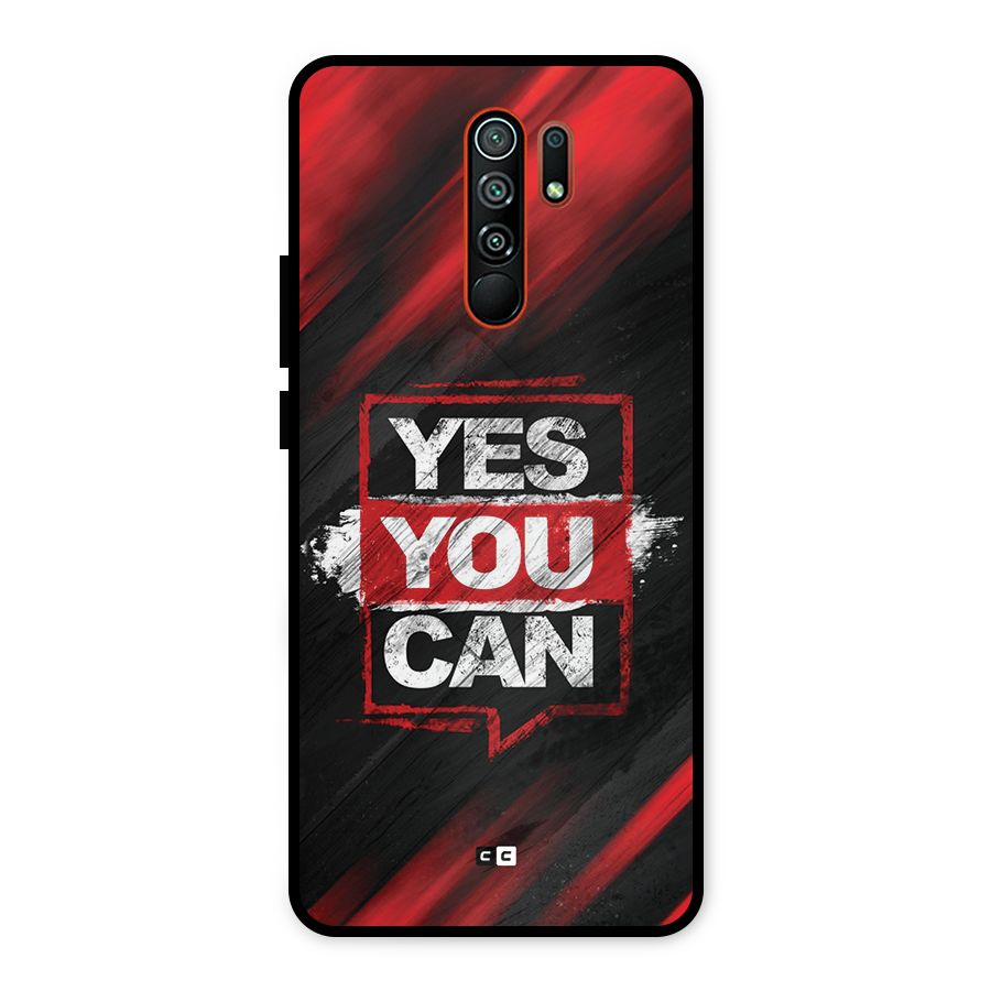 Stay Motivated Metal Back Case for Redmi 9 Prime