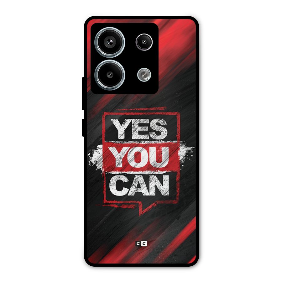 Stay Motivated Metal Back Case for Redmi Note 13 Pro 5G
