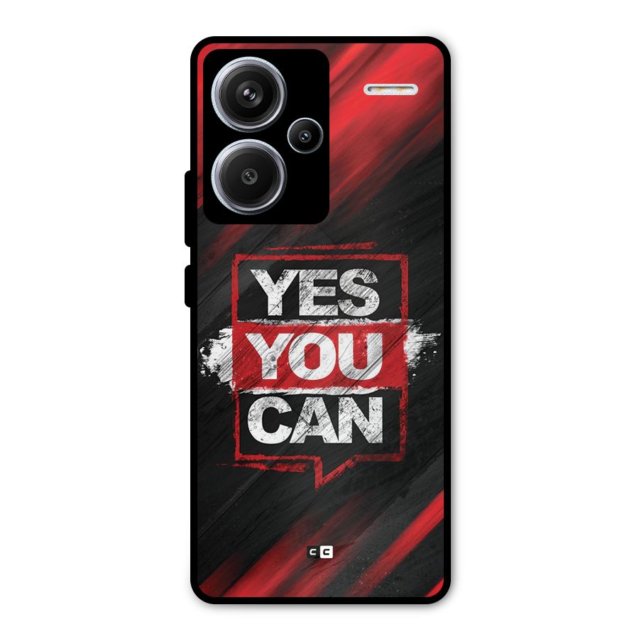 Stay Motivated Metal Back Case for Redmi Note 13 Pro Plus