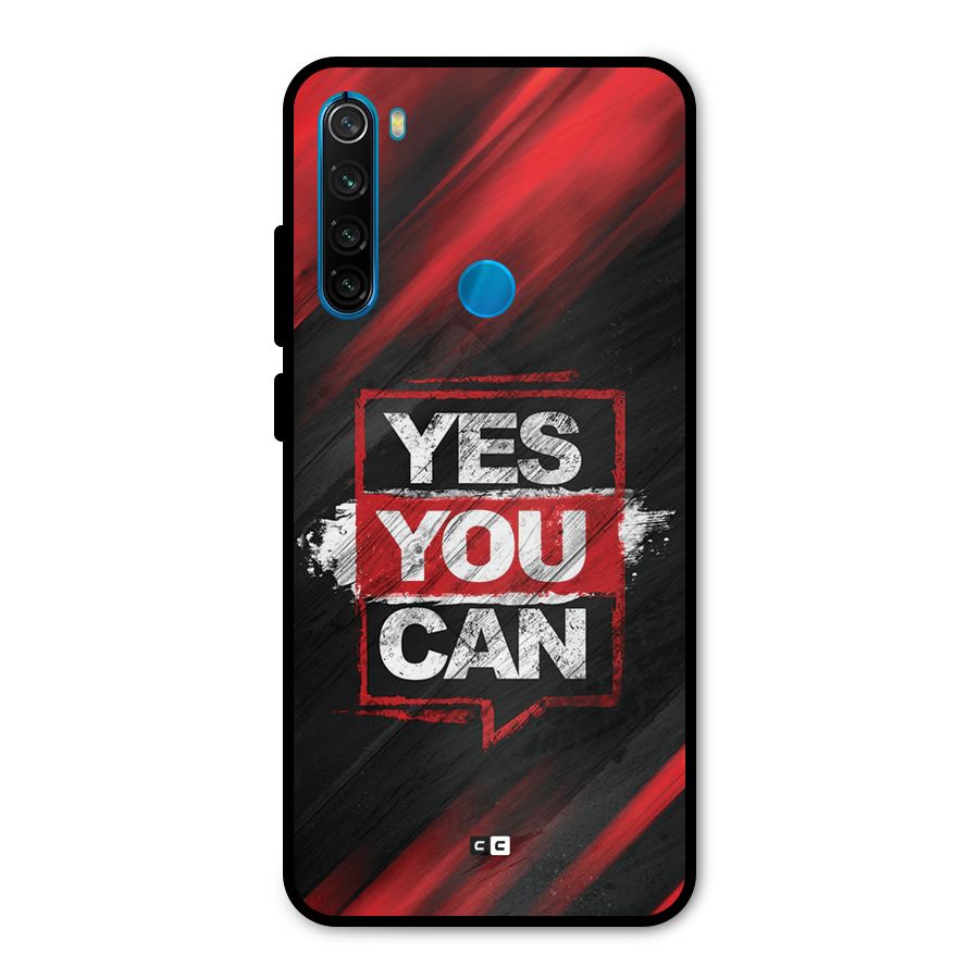 Stay Motivated Metal Back Case for Redmi Note 8