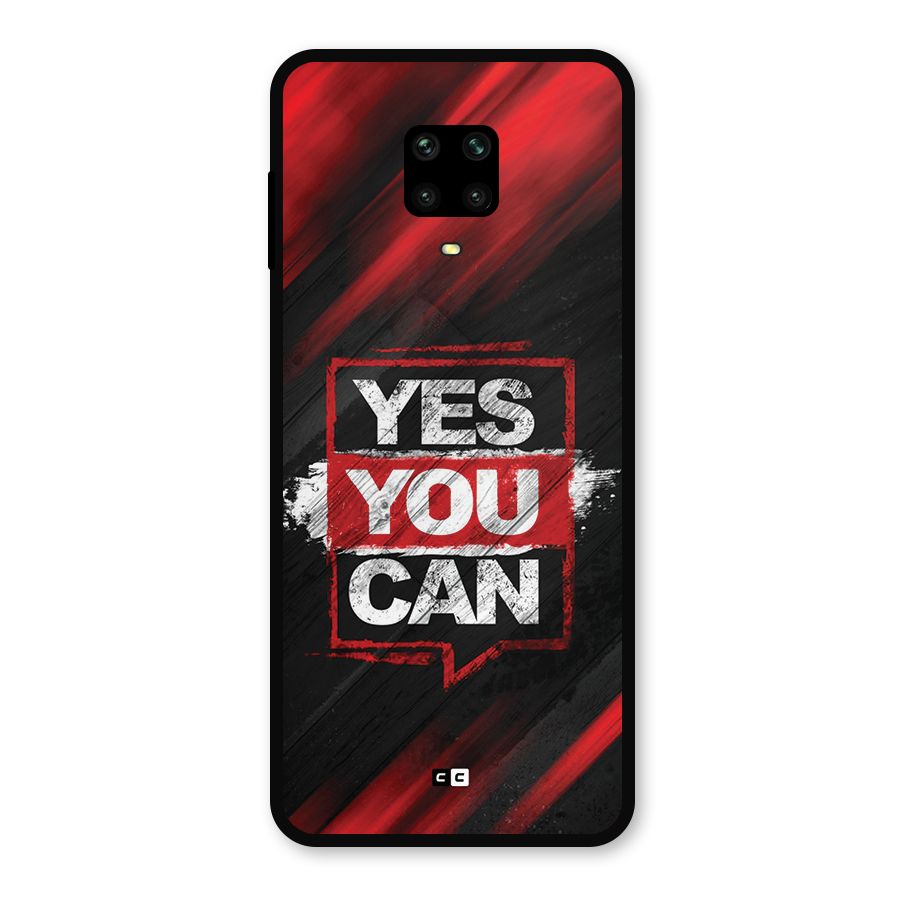 Stay Motivated Metal Back Case for Redmi Note 9 Pro
