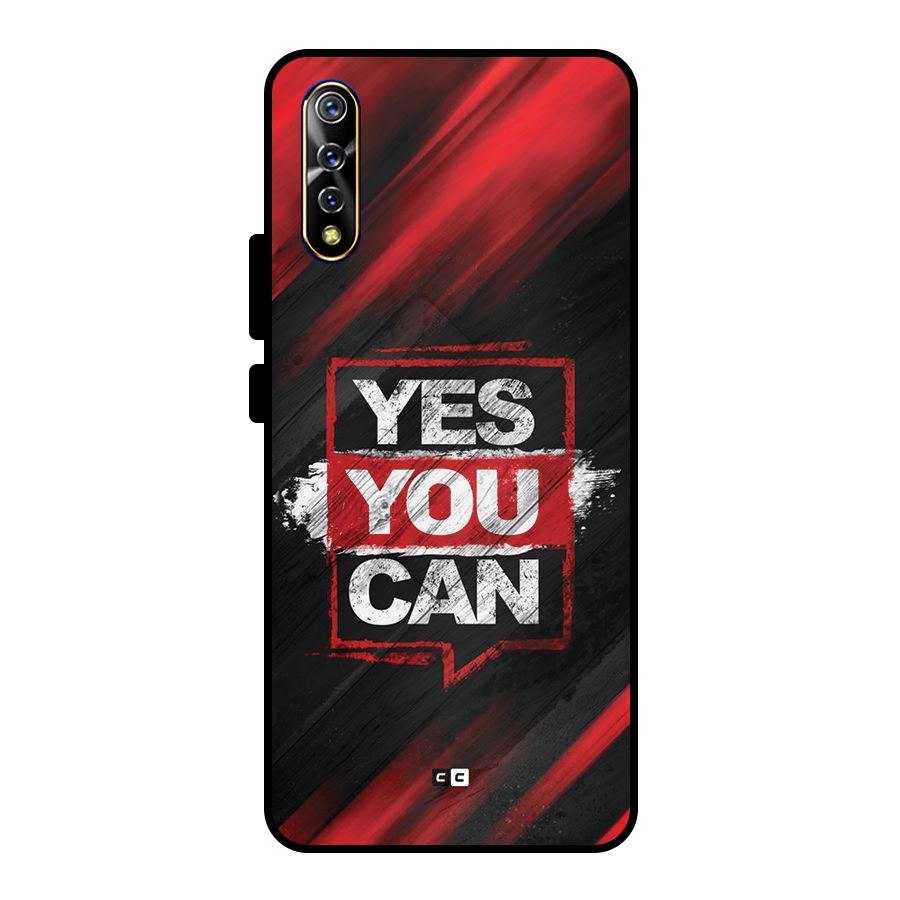 Stay Motivated Metal Back Case for Vivo S1