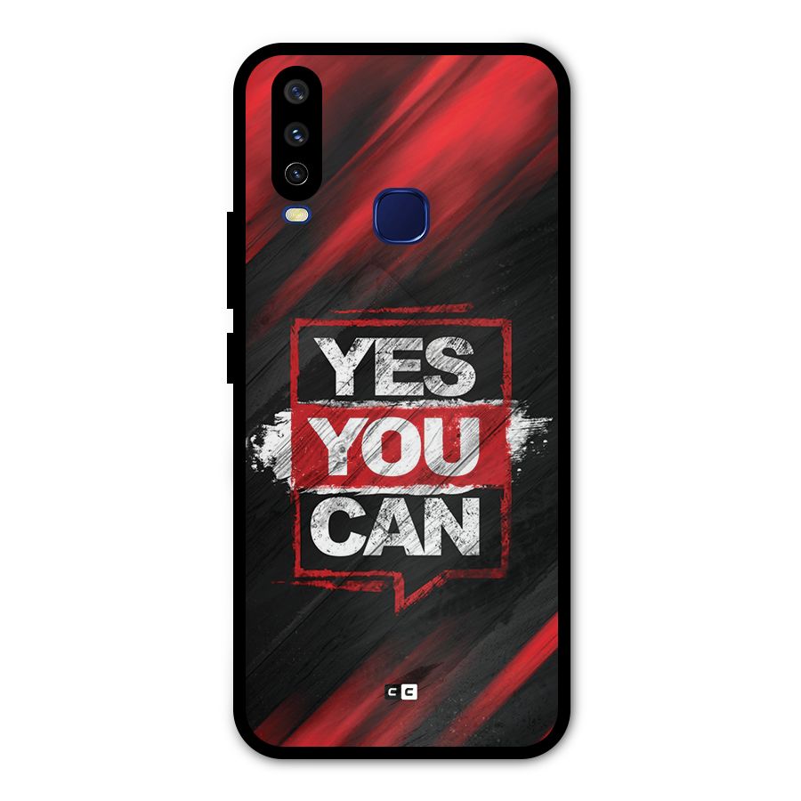Stay Motivated Metal Back Case for Vivo U10