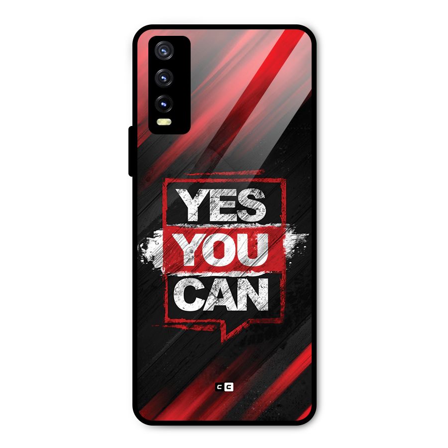 Stay Motivated Metal Back Case for Vivo Y20g