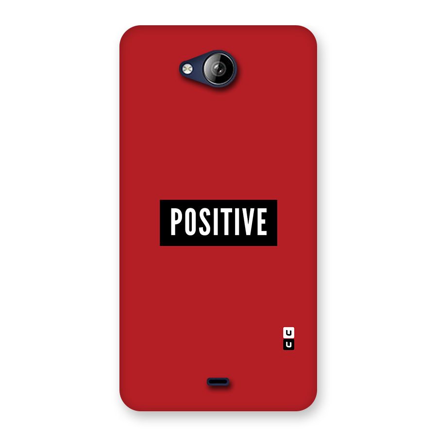 Stay Positive Back Case for Canvas Play Q355