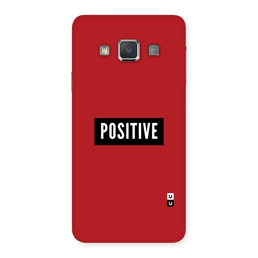 Stay Positive Back Case for Galaxy A3