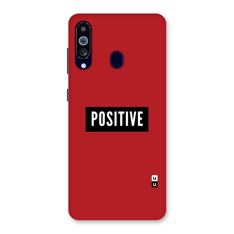 Stay Positive Back Case for Galaxy A60