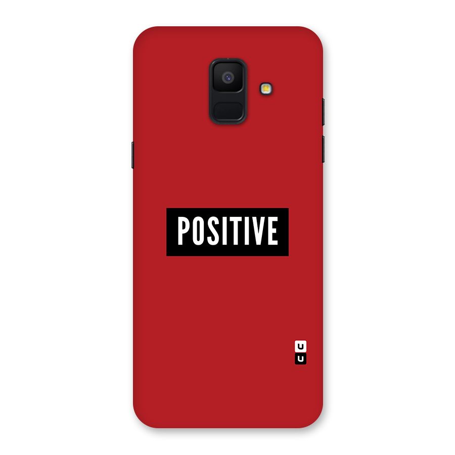 Stay Positive Back Case for Galaxy A6 (2018)