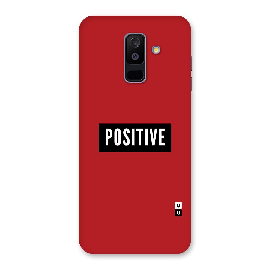 Stay Positive Back Case for Galaxy A6 Plus
