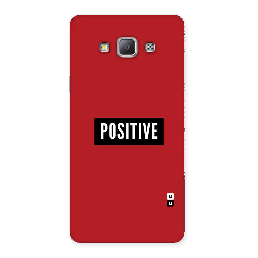 Stay Positive Back Case for Galaxy A7