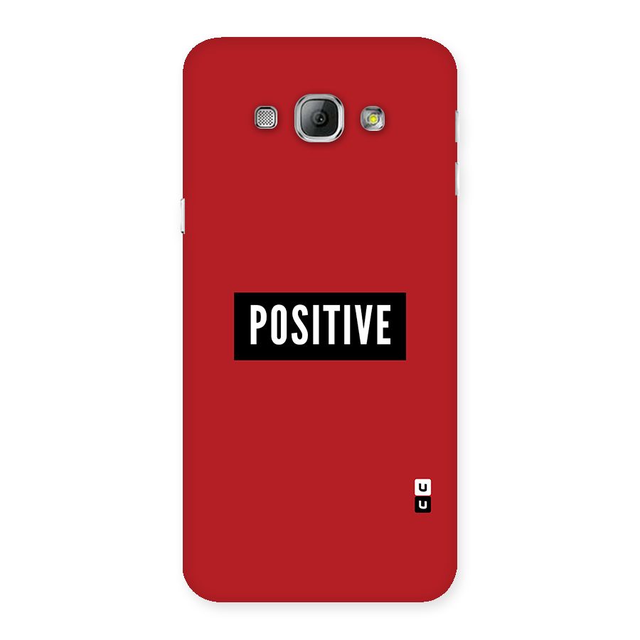 Stay Positive Back Case for Galaxy A8