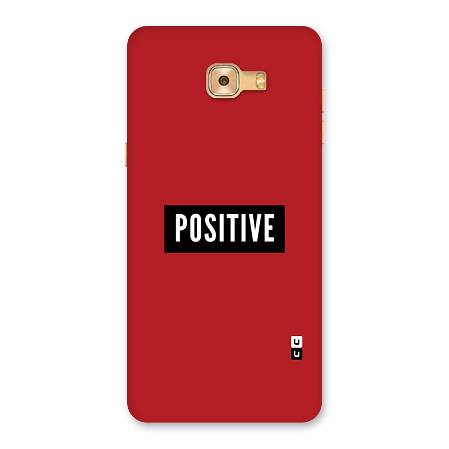 Stay Positive Back Case for Galaxy C9 Pro