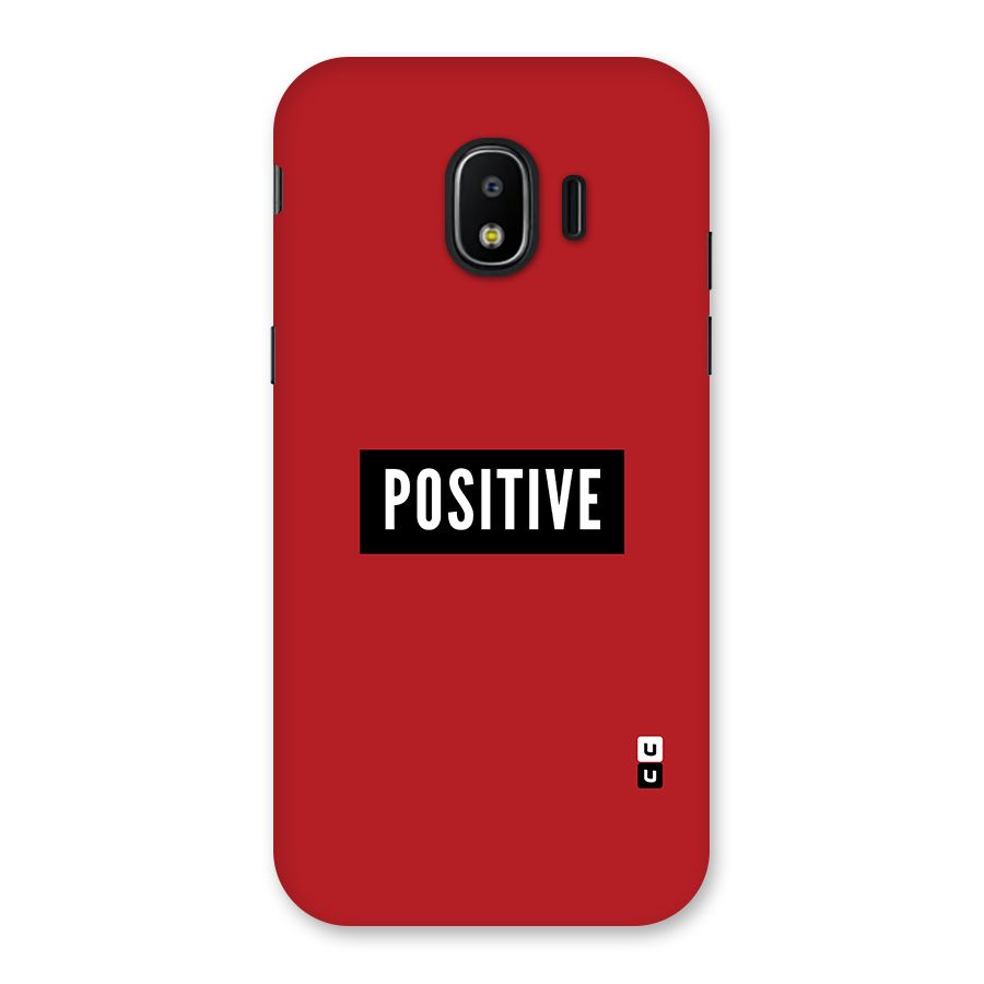 Stay Positive Back Case for Galaxy J2 Pro 2018